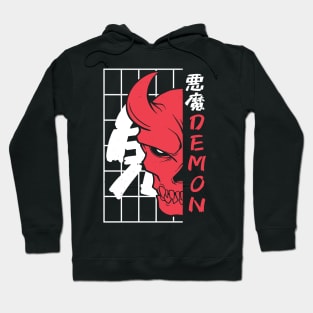 Japan Oni Demon Mask Hoodie